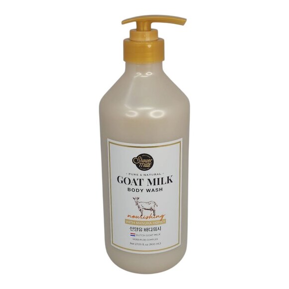 Aekyung Shower Mate Goat Milk Body Wash Jumbo 27.05oz Nourishing - Picture 1 of 5